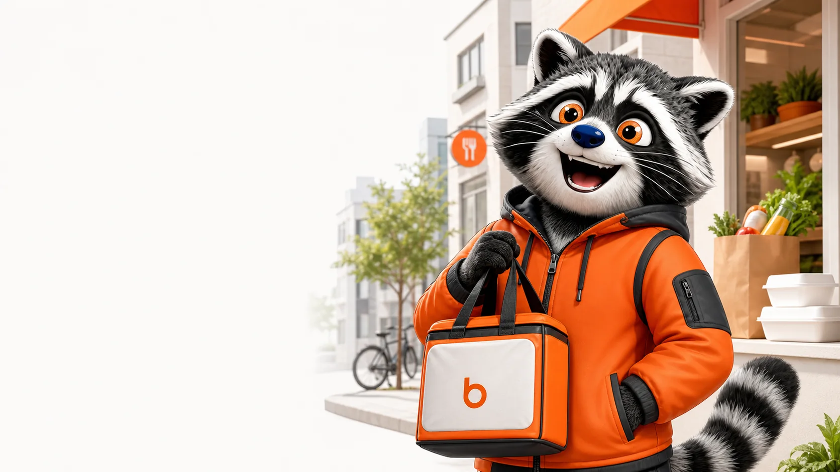 Енот-курьер Buys